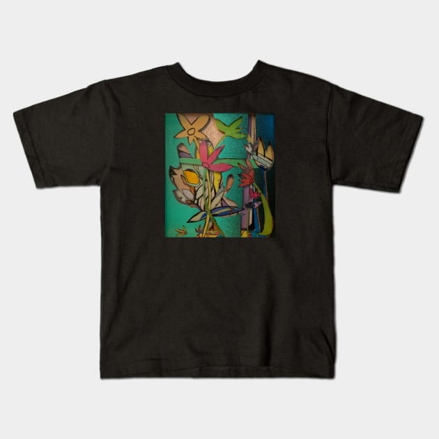 Growing in the Garden Kids T-Shirt by Resintop